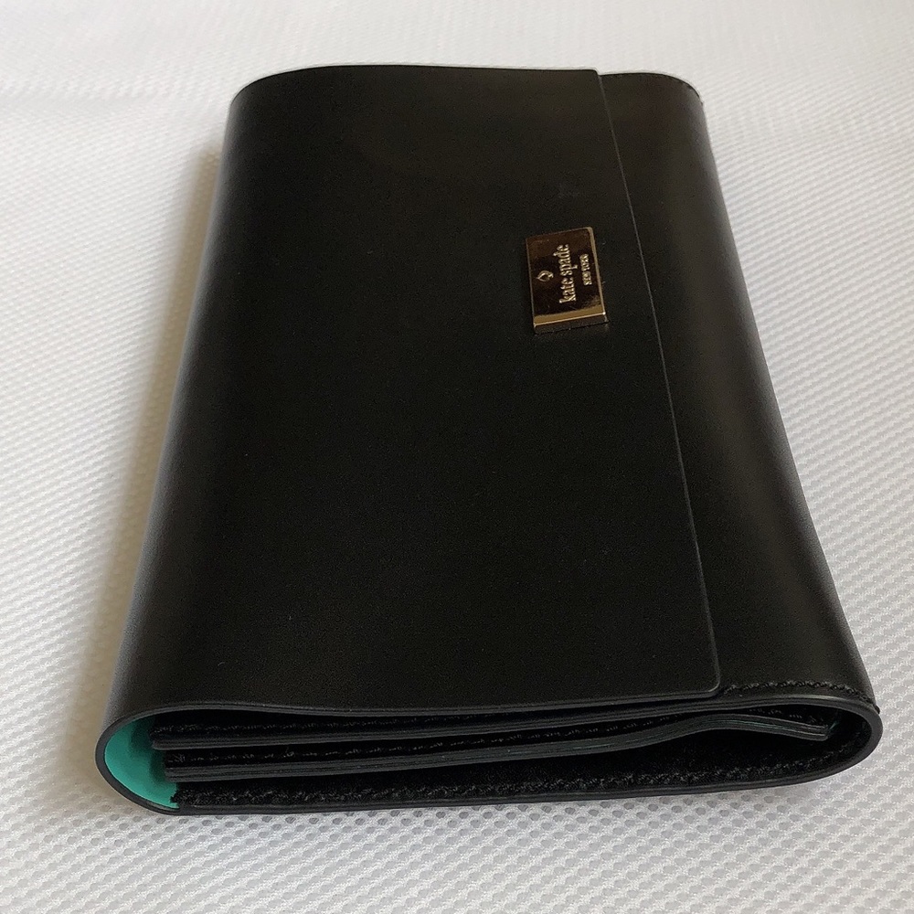 Kate Spade Clutch/ Wallet in Black & Teal